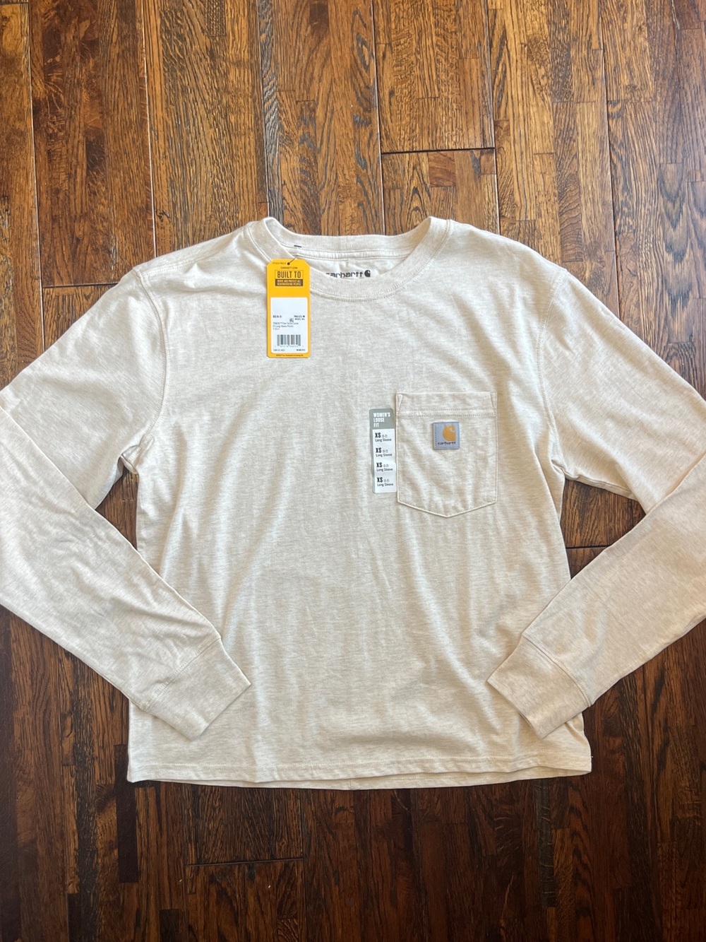 Carhartt Women's Loose Fit Cream T-Shirt